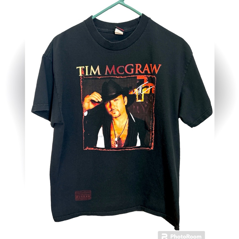 Vintage Tim McGraw Cinder Block 2006 Tour T-Shirt Size Large